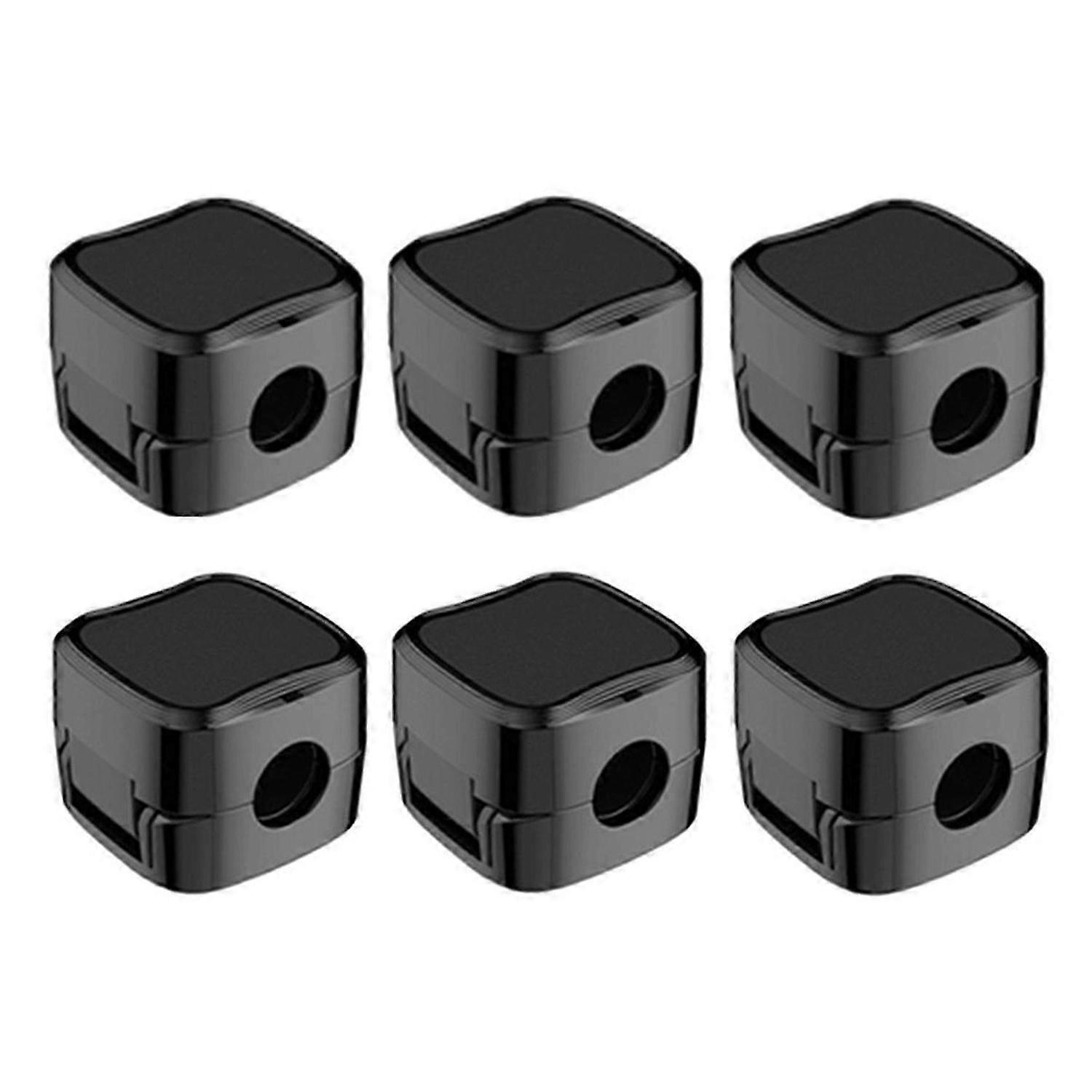 Magnetic Cable Clips Non-marking Cable Organiser Clip Plug Hook Black