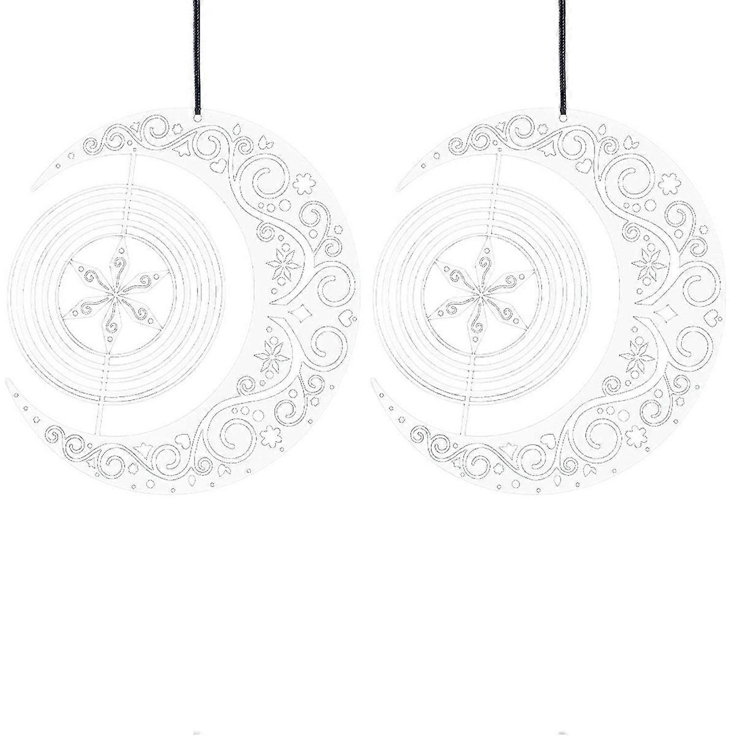 3d Mandala Rotating Wind Chime Pendant