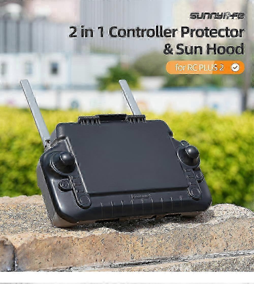 2 in 1 Controller Protector Sun Hood Screen Guard Monitor Sunshade Cover for RC PLUS 2 for Matrice Series