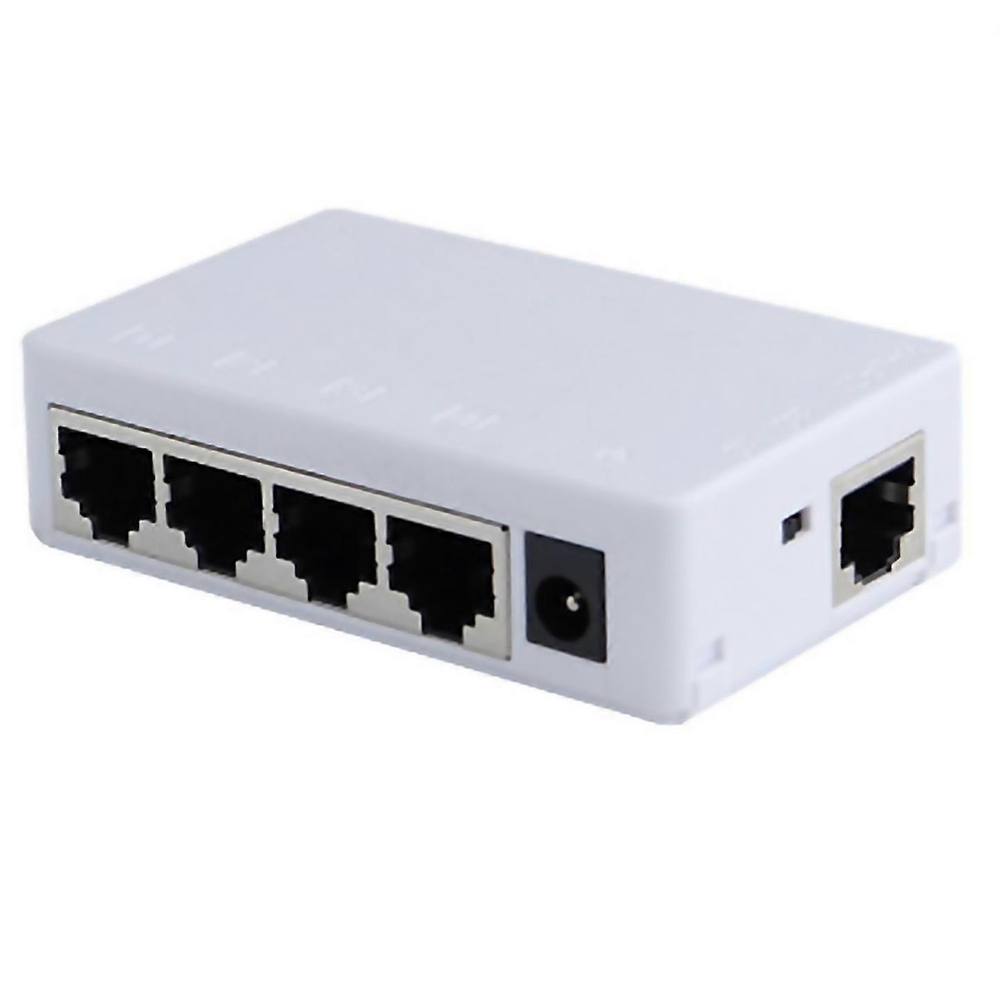 For 4 Port Poe Extender 100mbps 1 In 4 Out 250 Meters Network Switch Repeater Ieee8023afat For Poe