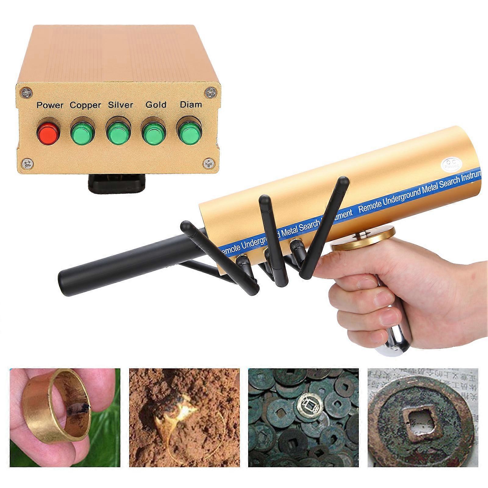 Remote Metal Detector 20M Depth 1000M Range with 6 Antennas, ABS