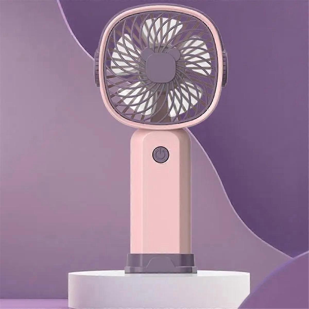 Handheld Small Fan Outdoor Portable Fan 3-speed Rechargeable B