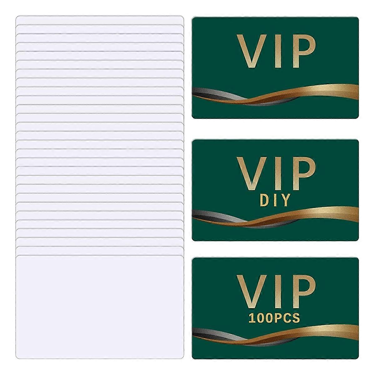 100 Pcs Sublimation Business Card Blanks