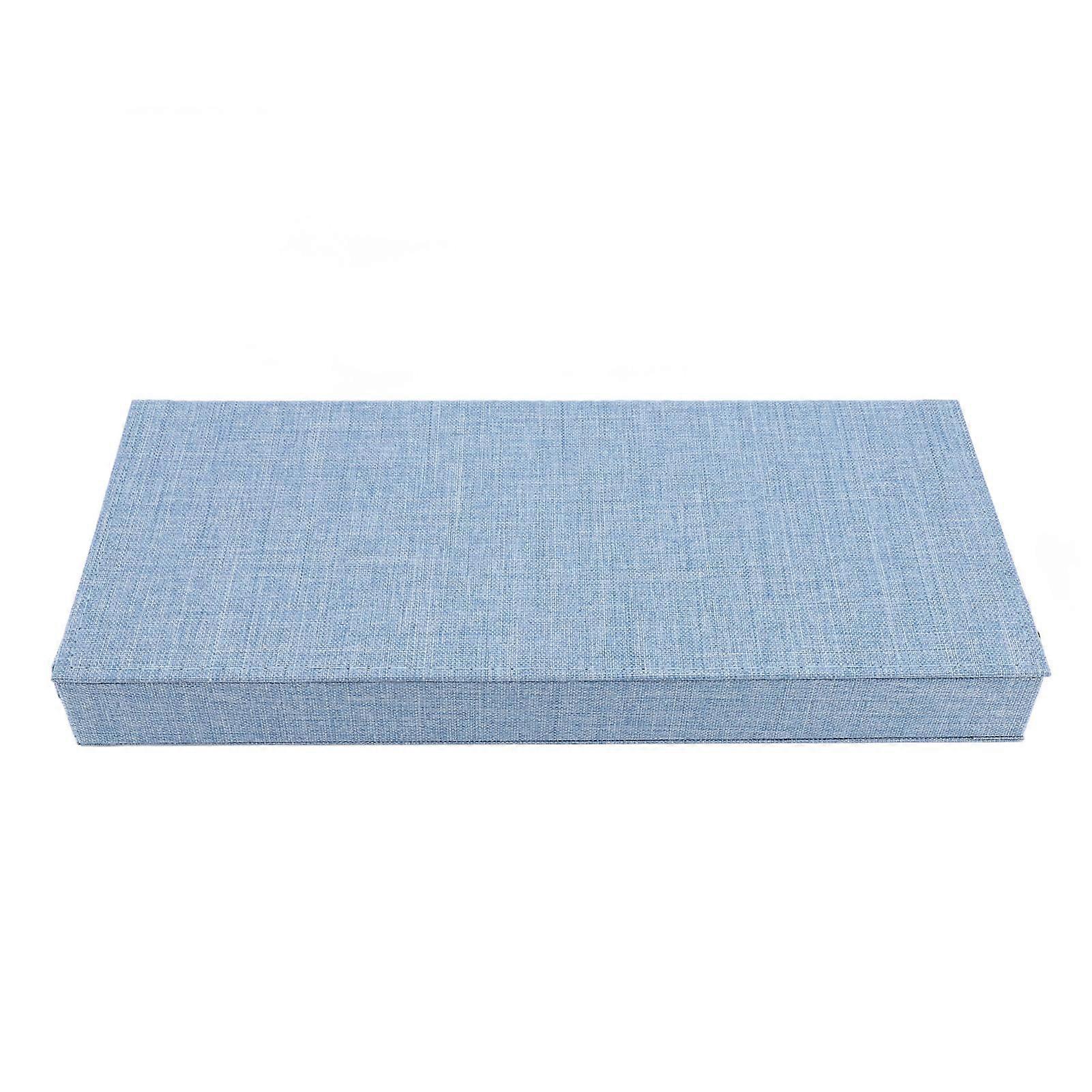 Linen 6 Slots Eyeglasses Case Fashionable Eyewear Display Case Multiple Glasses Case Box for Home Store
