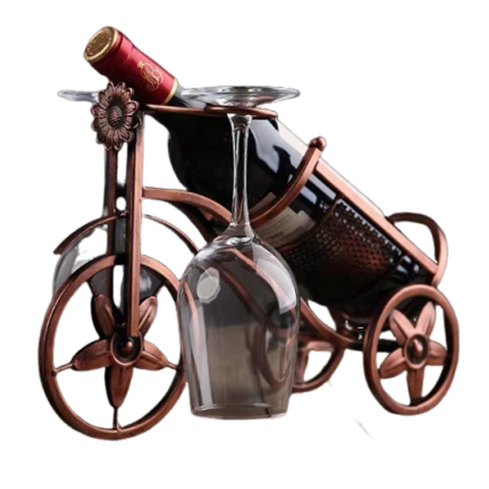 Universal Metal Bicycle Wine Rack, Rack, Bicycle With Holder, Durable, Accessory, Suitable Tabletop Display Bar.
