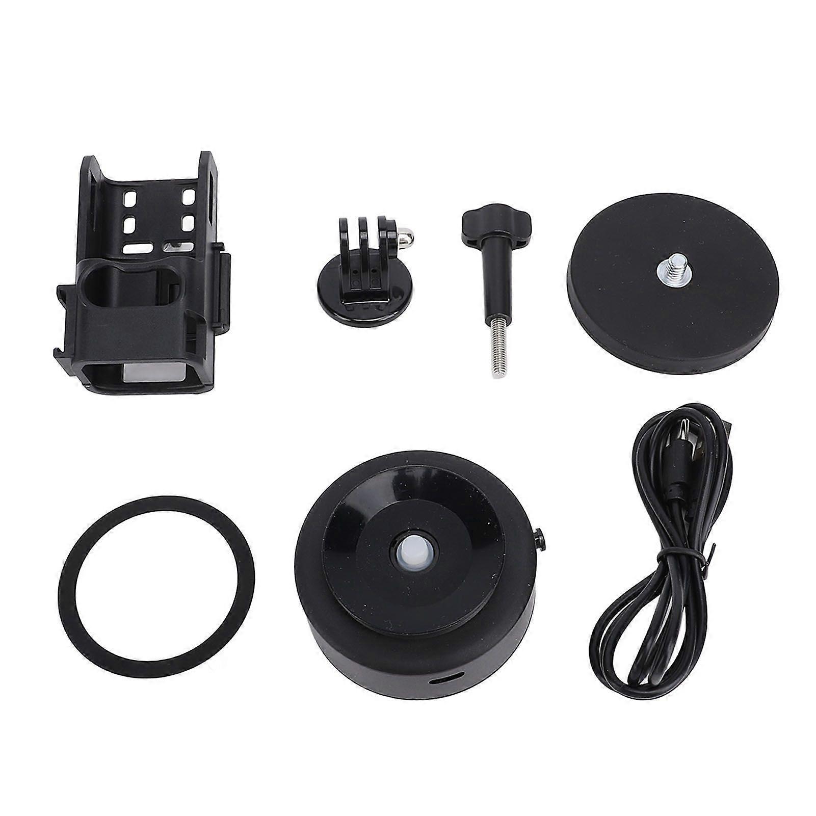 Magnetic Car Mount Stand for Pocket 3 Action Camera Dual Ball Electric Vacuum Adsorption Suction Cup Mounting Bracket with Expansion Adapter