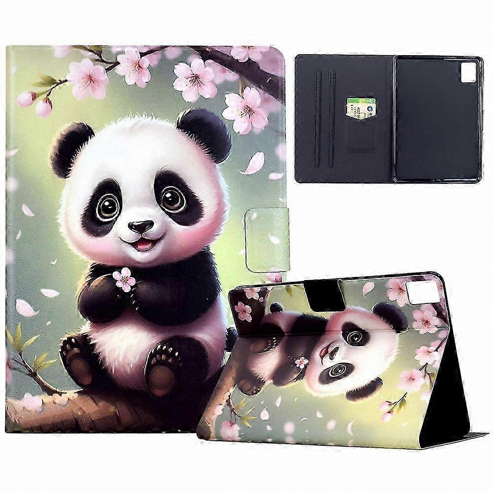 Patterned Leather Case with Card Holder for 11-inch Tablets