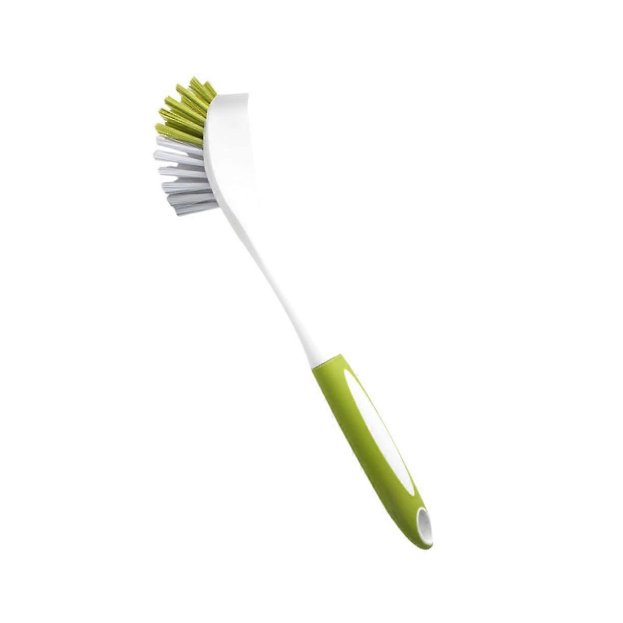 Multi Function Kitchen Cleaning Brush With Long Handle Pot And Dish Scrubber For Pans And Bowls Ergonomic Non Slip Grip