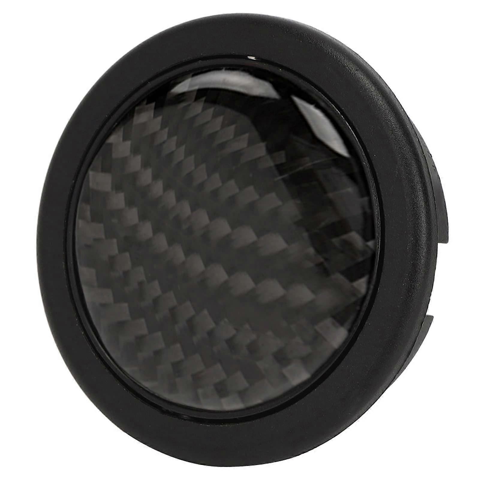 Carbon Fiber Horn Push Button Replacement Professional Tool, Modified Parts, Compatible With Various Models