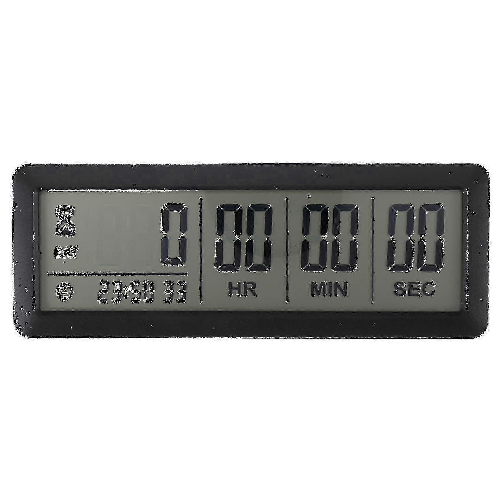 2025 new​999-Day Digital Countdown Timer Clock - Large Black Display for Lab/Kitchen/Graduation 2025