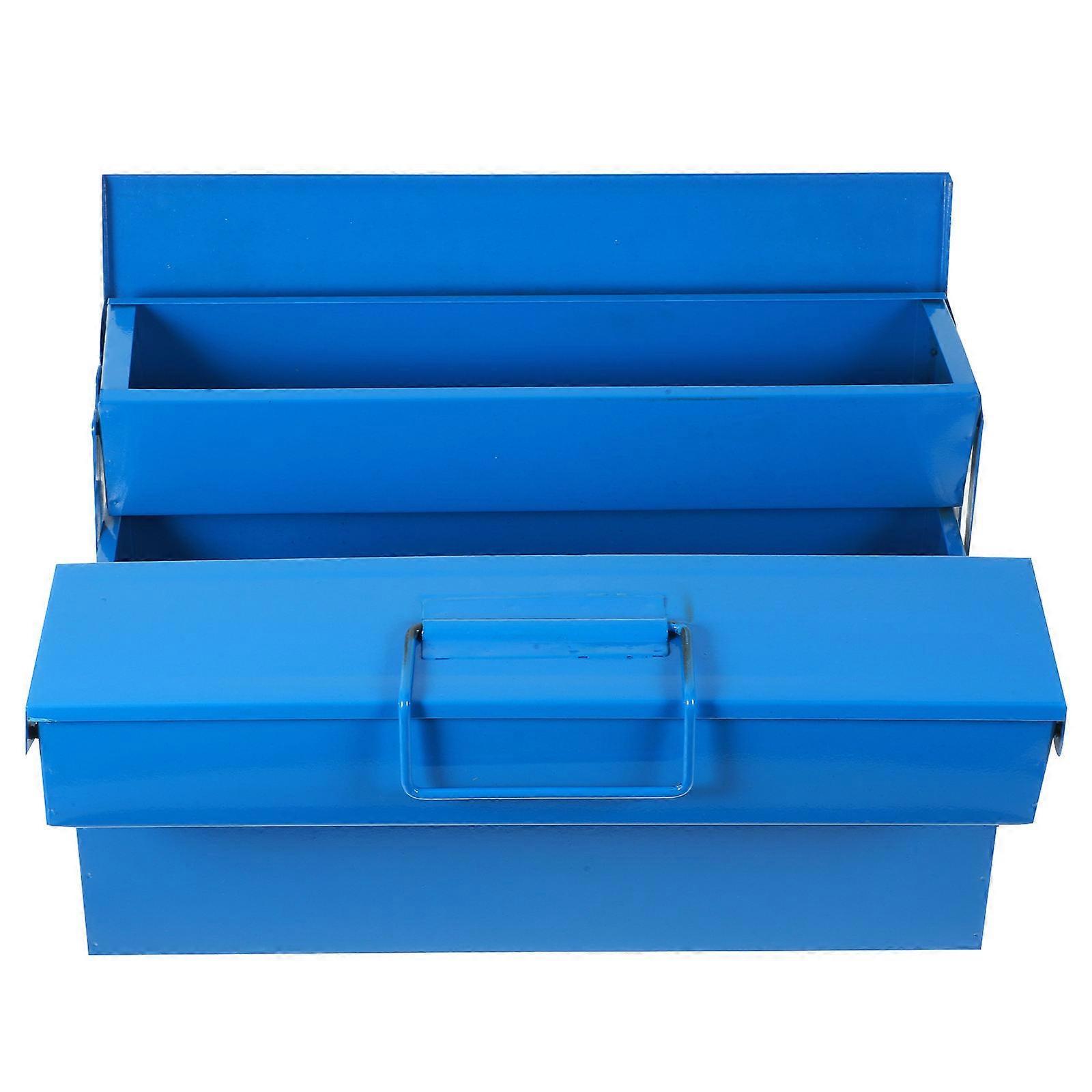 Tools Handy Box Iron Storage Container for Durable Use 2Pcs