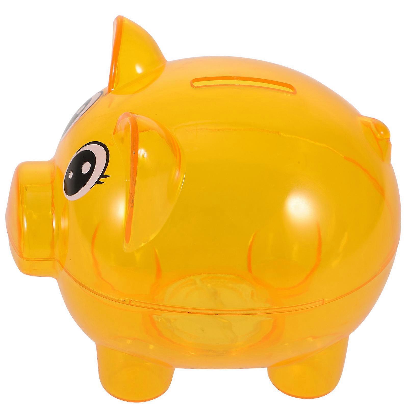 Clear Piggy Bank Jar Piggy Bank for Storage 4Pcs Kid Set