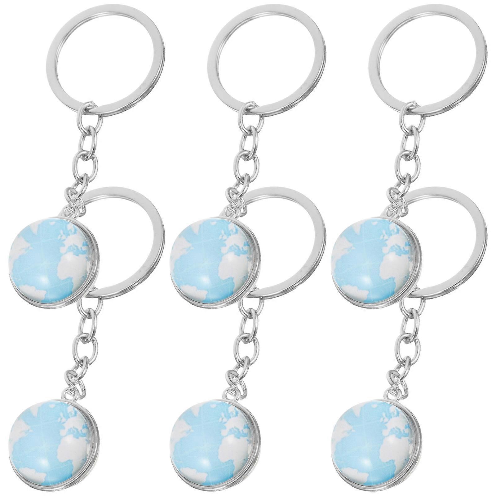 Creative Globe Key Rings for Party Favors 24Pcs