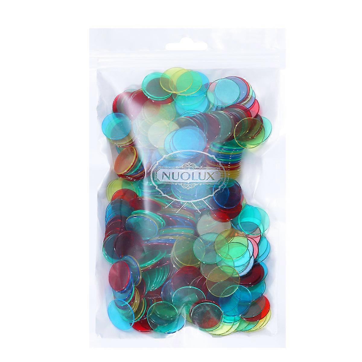 Game Markers Nuolux 400Pcs Plastic Chips for Game Cards