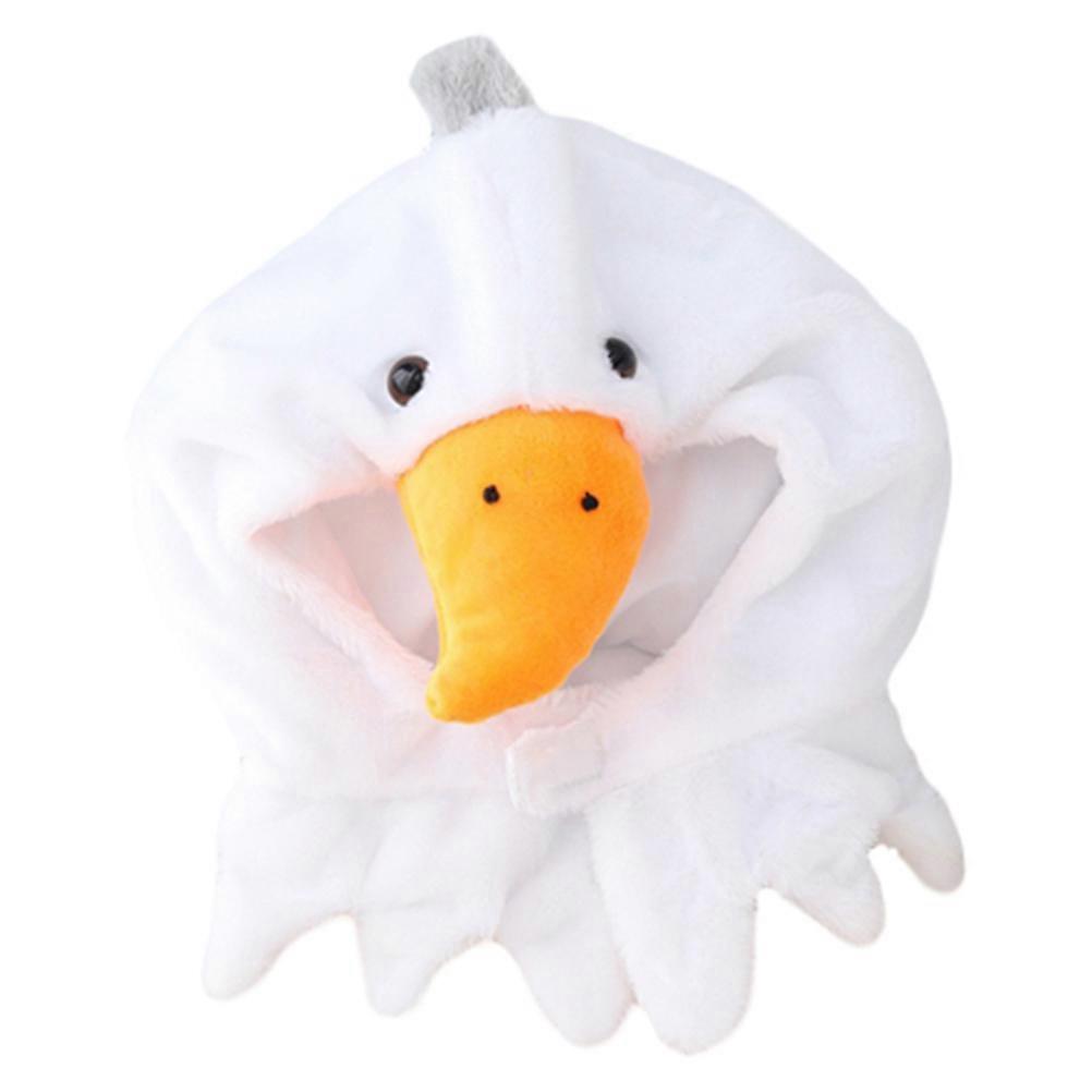 Cosplay Plush Hat Cartoon Design Ideal For Dance Performances And Role Playing Events In White 1Pack