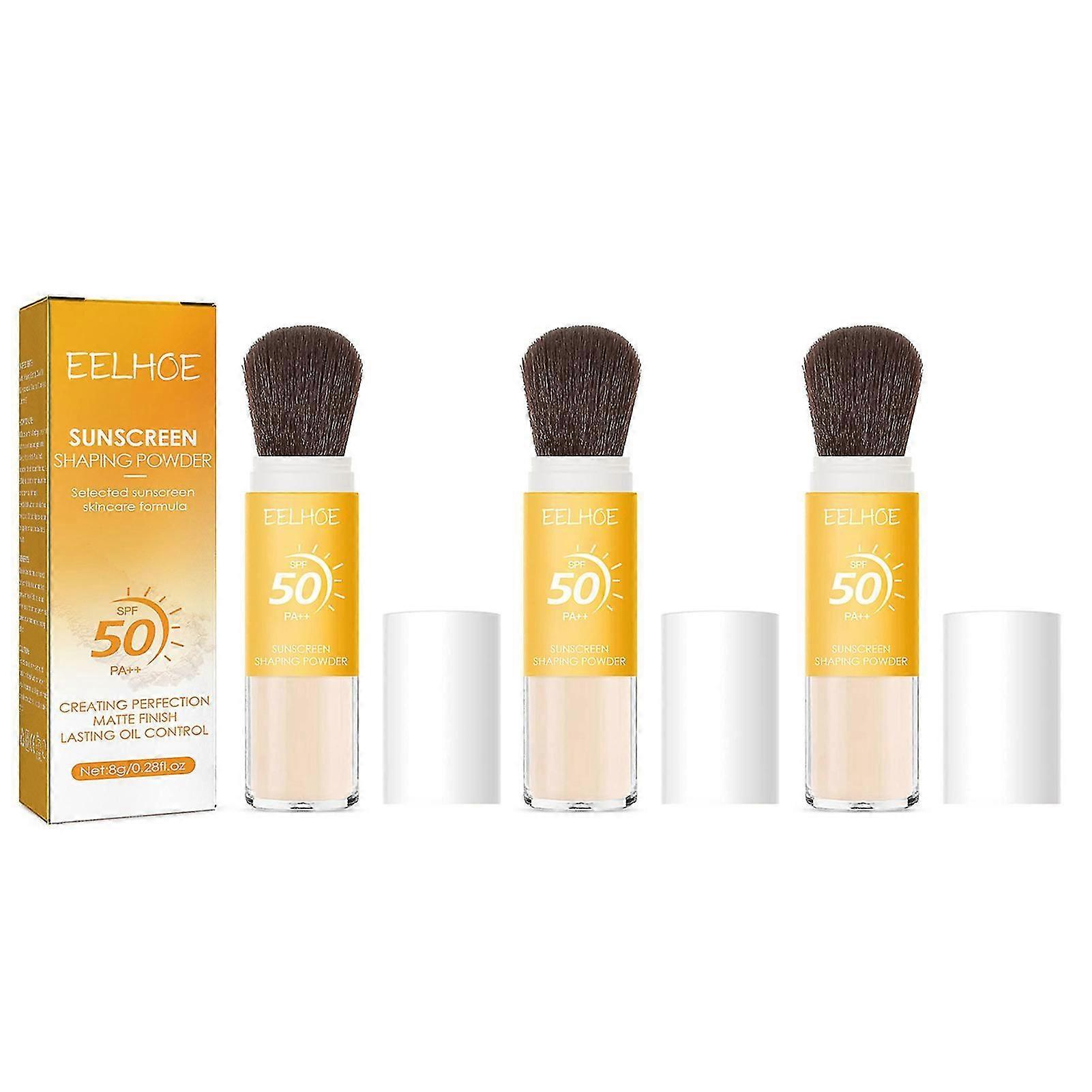 Face setting powder with SPF50 long-lasting coverage