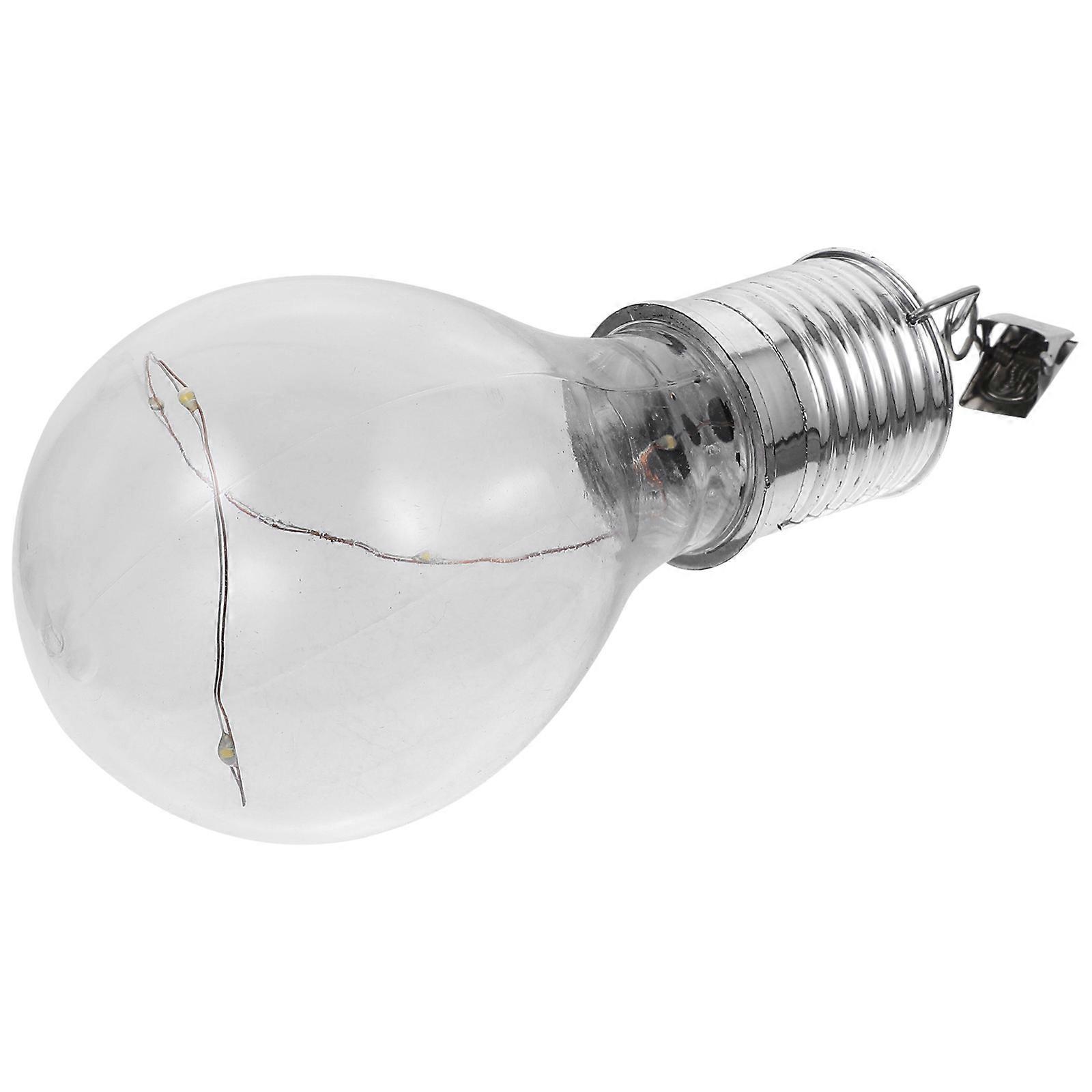 Multicolor Hanging Solar Bulb Waterproof LED Light for Outdoor 2Pcs