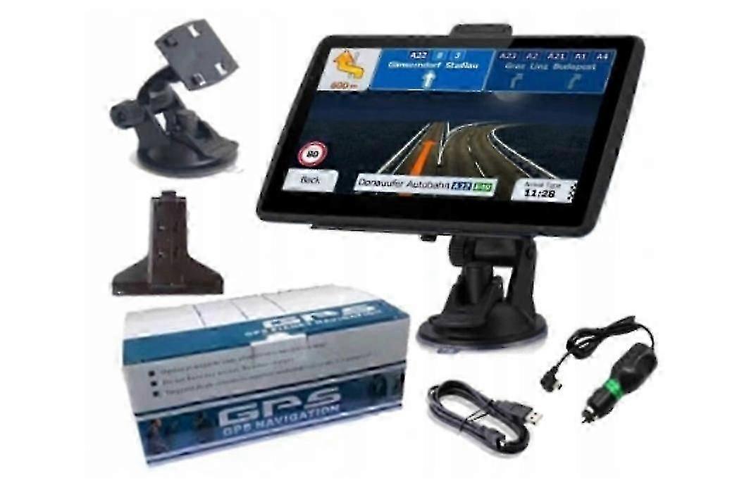 Système de navigation GPS 7 pouces avec logiciel IGO Primo pour camions, bus et véhicules utilitaires avec fonctions de surveillance TIR 2025