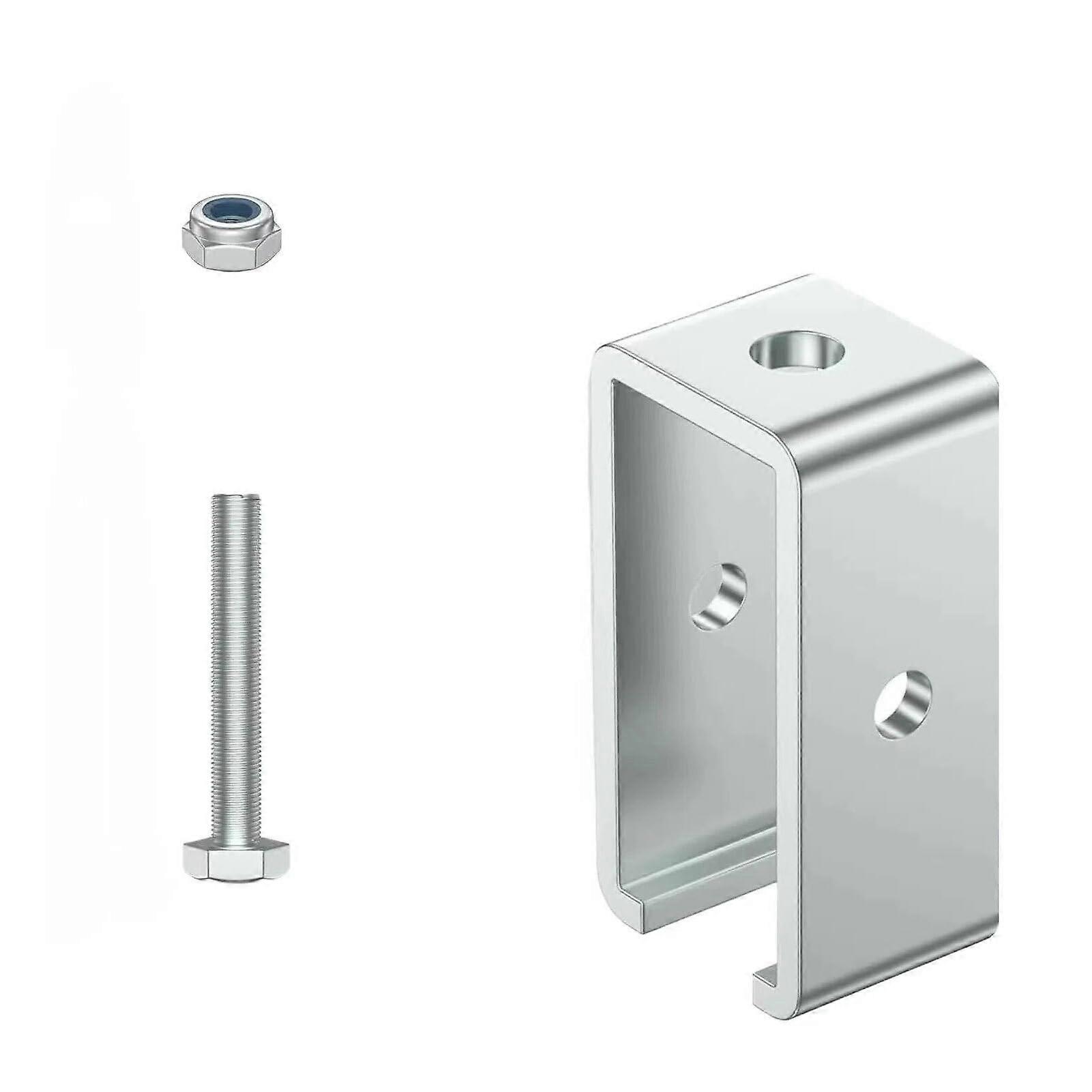 Trolley Support Bracket For Unistrut Iron Channel, Trolley Track Hanger, 1 Piece, Durable Steel