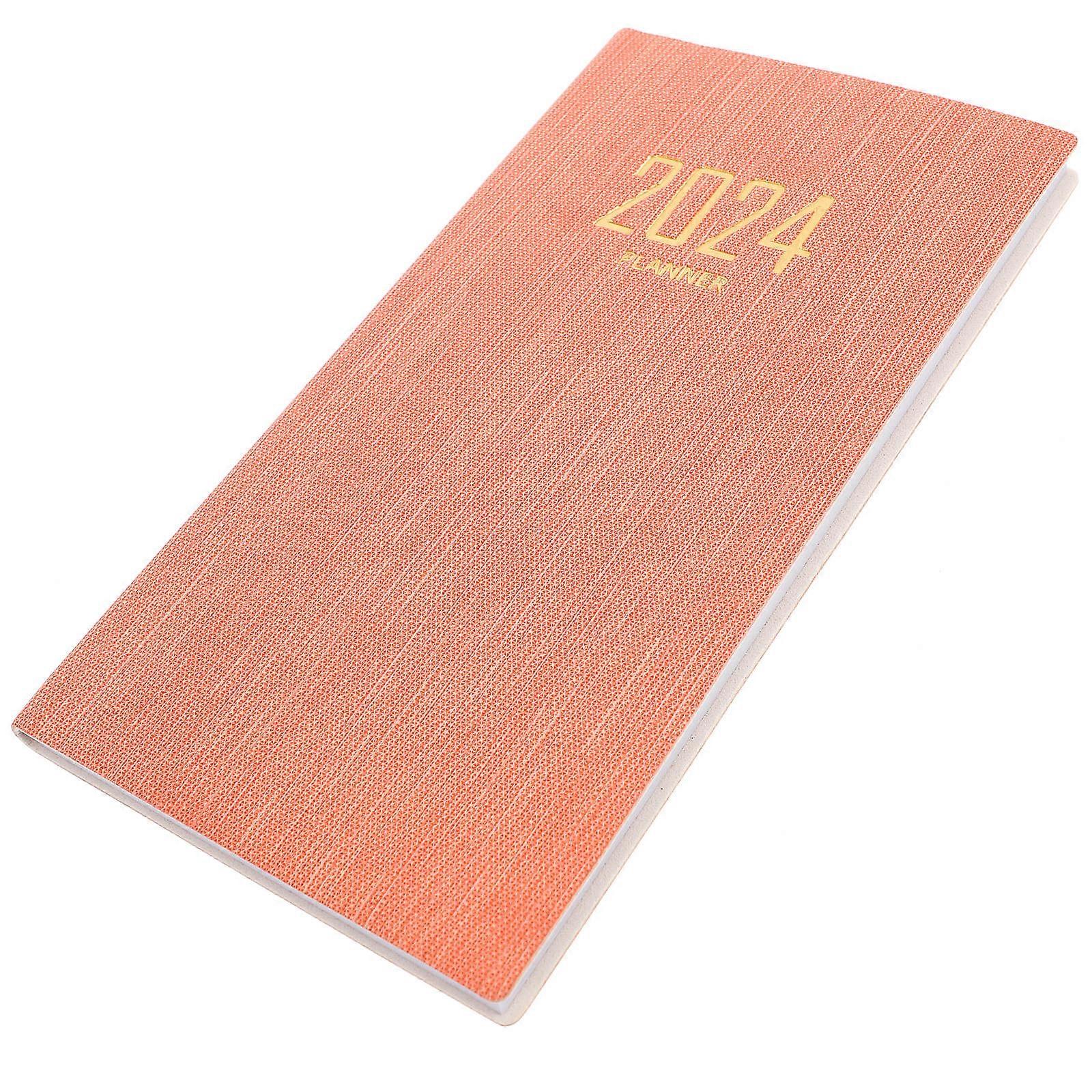 5Pcs Diary Keeping English Notebook Planner For Teachers Students 2024 Family Use Functional Rectangular