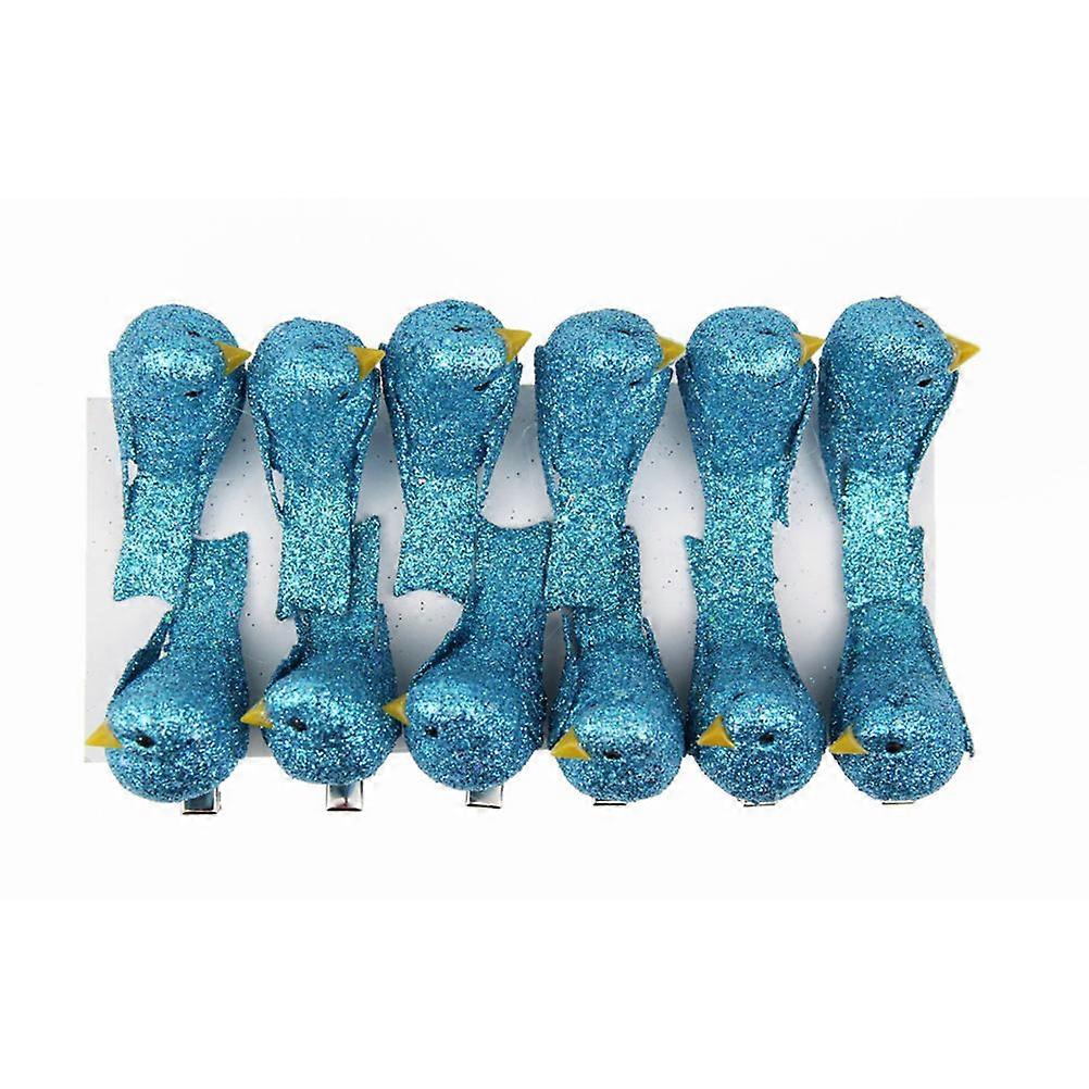 Agrafă de păr, simulare pasăre, agrafă miniaturală pentru decor, 36 buc