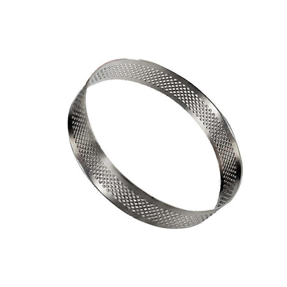 Baking Tool Stainless Steel Round Tart Ring Mousse Circle for 1Pcs