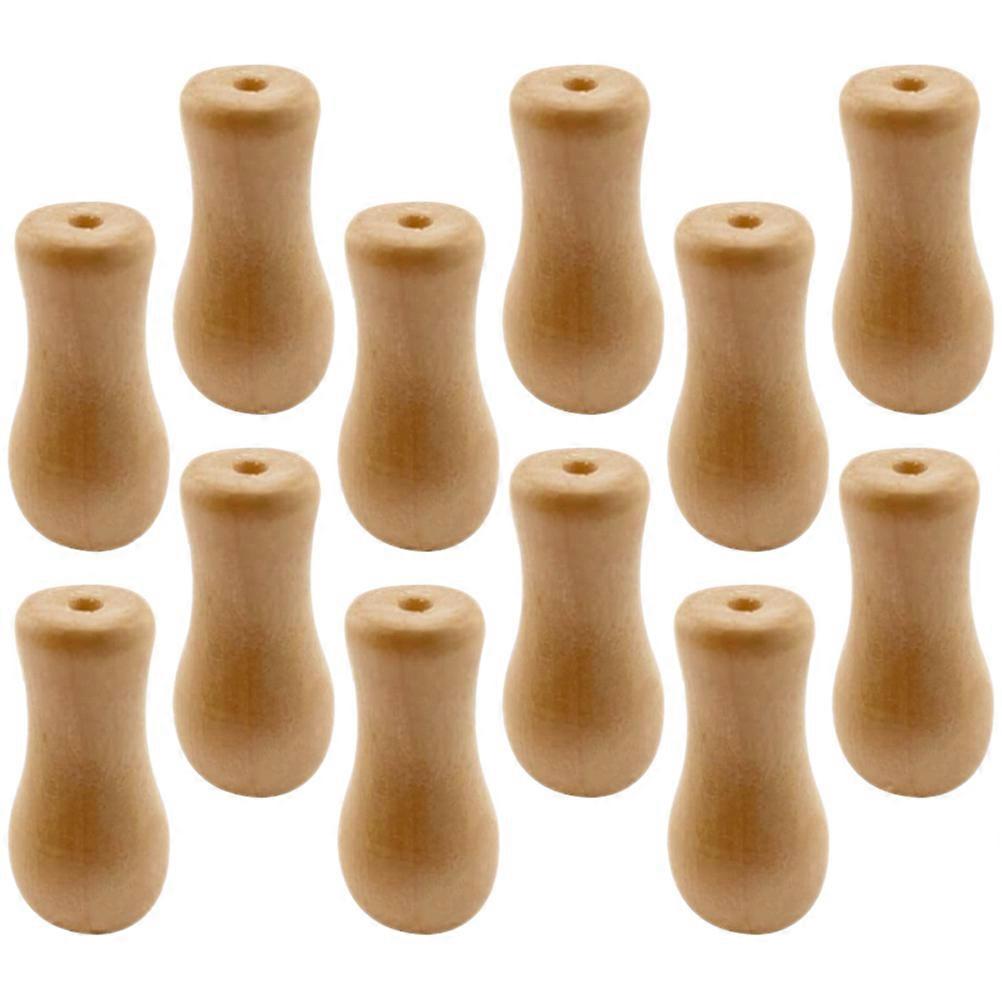 Wood Blind Cord Knobs Window Shade Pull Accessories 24Pcs Set