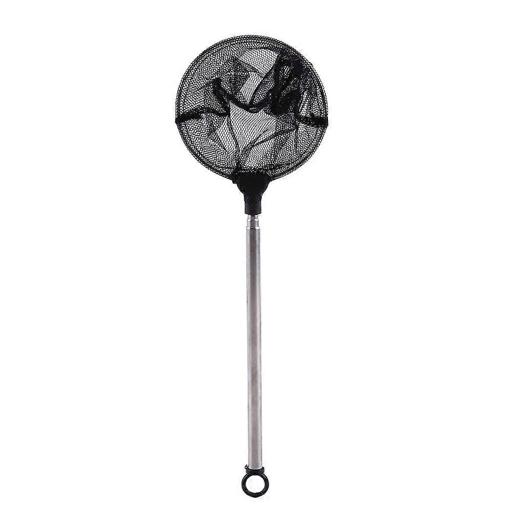Fish Tank Aquarium Accessories Net Mini Adjustable Telescopic Fishes Shrimps Landing Net Round