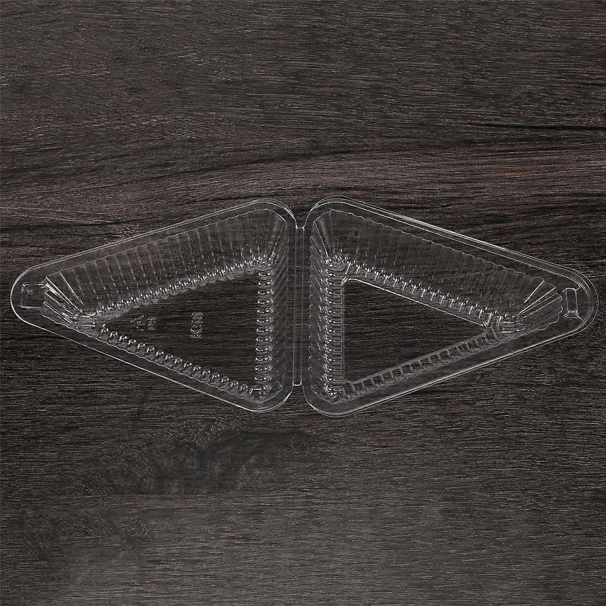 100Pcs Triangle Cheesecake Boxes Triangle Pie Holders Cake Boxes