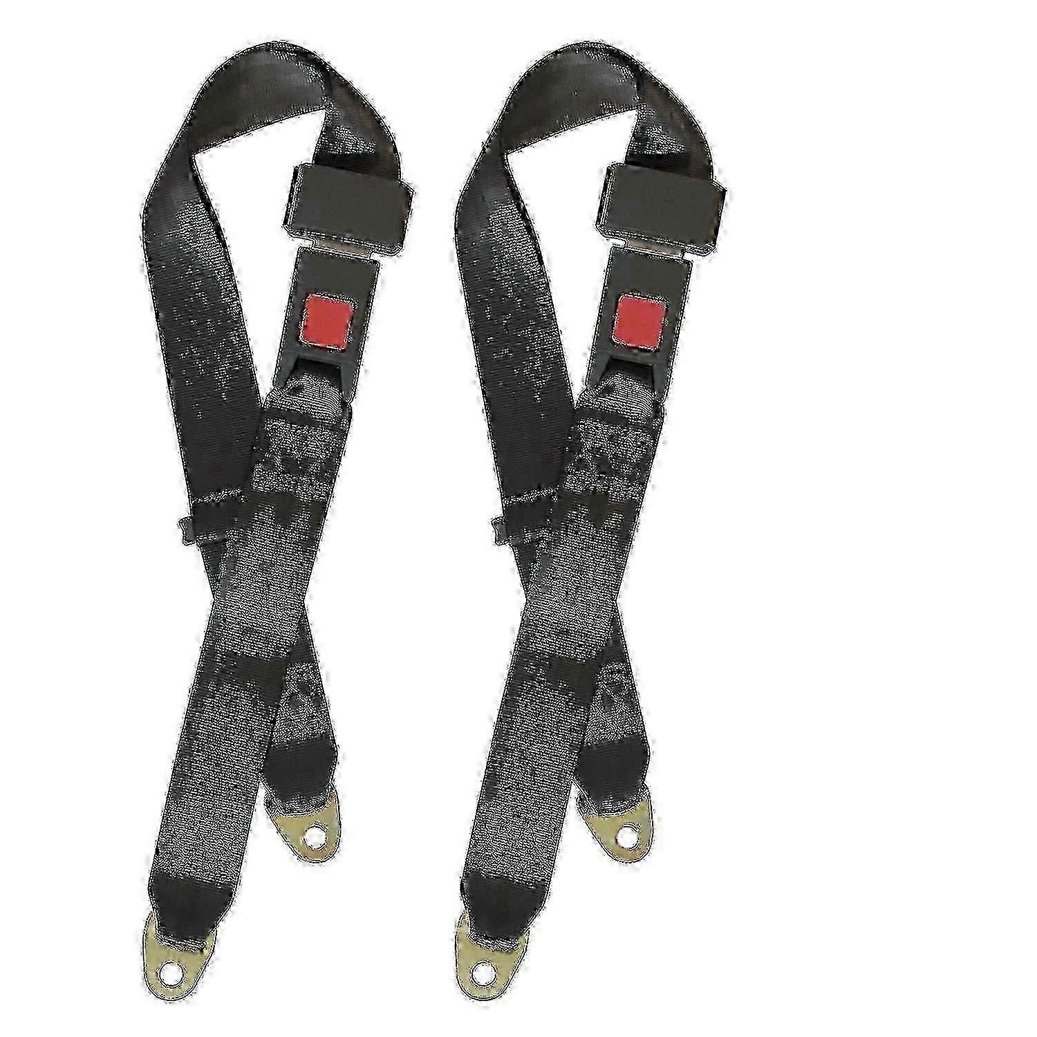 2 حزمة حزام أمان عالمي 2 نقطة حزام أمان قابل للتعديل ل Go Kart ، نادي عربة الجولف hwy