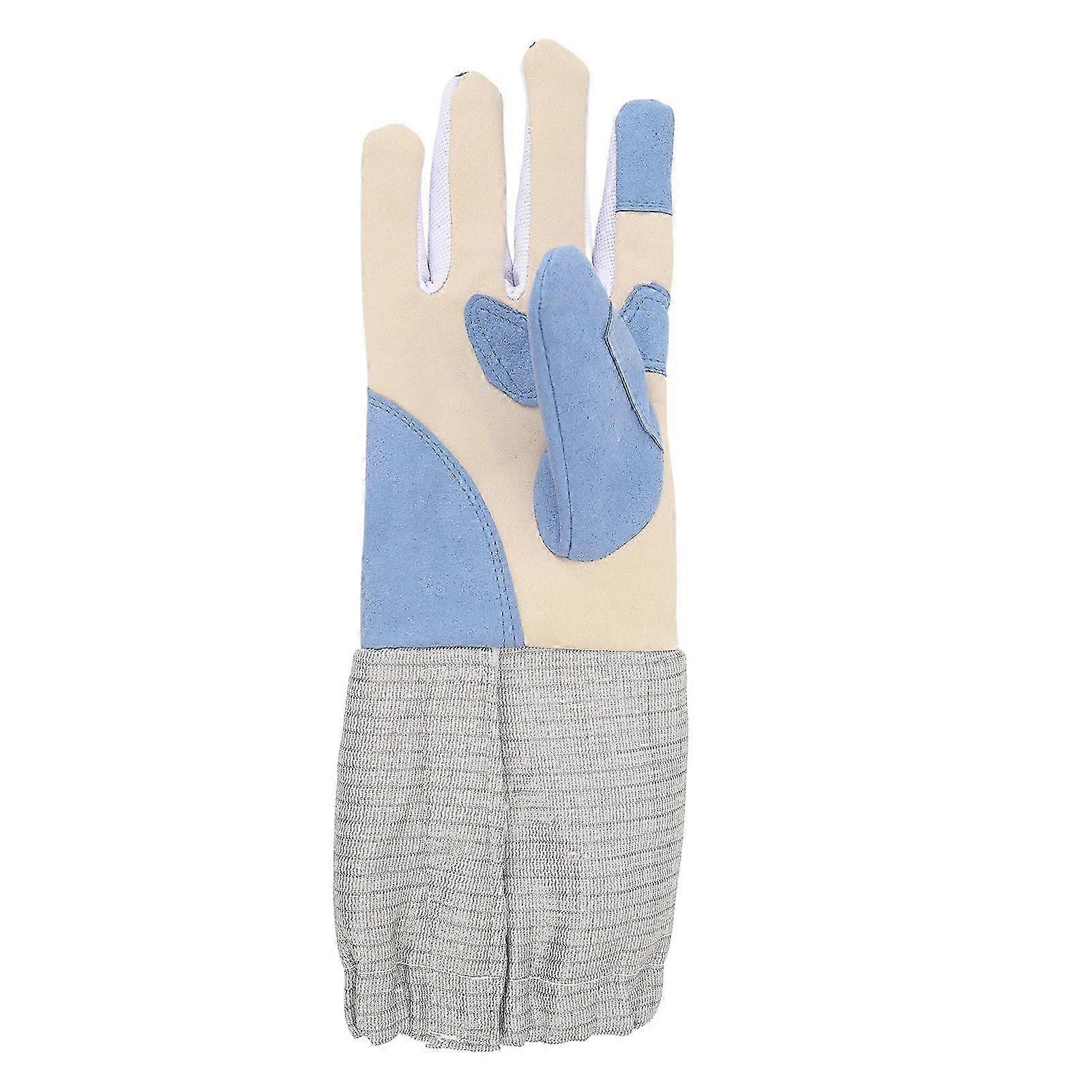 Padded Right-Handed Fencing Glove, Anti-Slip, Durable, Breathable Knit Fabric for Training and Protection, Size M