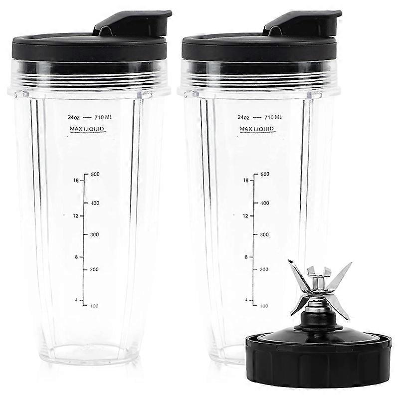 Replacement Blender Cups for Ninja BN801-24 Oz Bullet Cups
