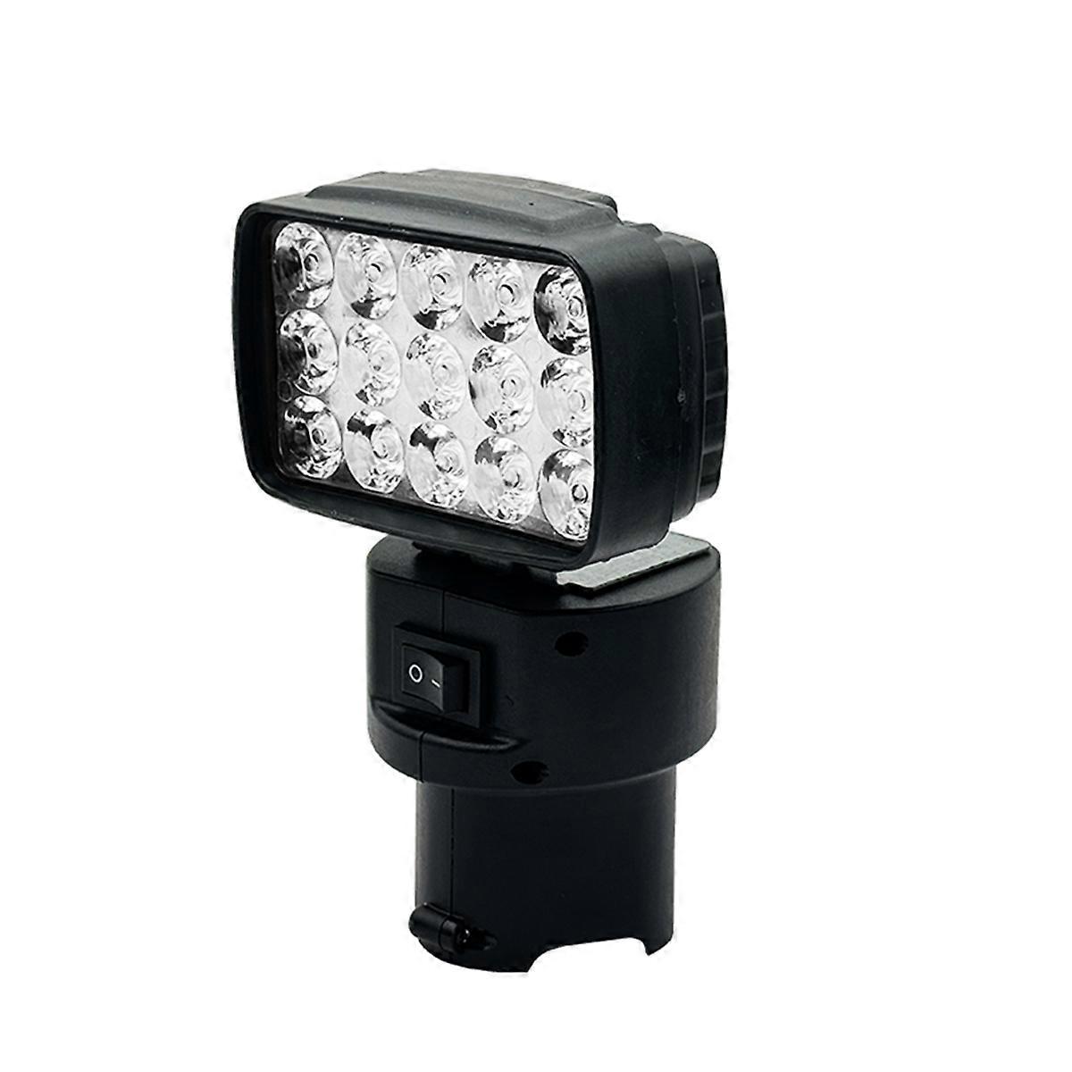 15 Beads LED Working Lamp Spotlight Light Flashlig for DeYun ZhiPu FuGe GCRAFT 12V 10.8V Lithium Bat