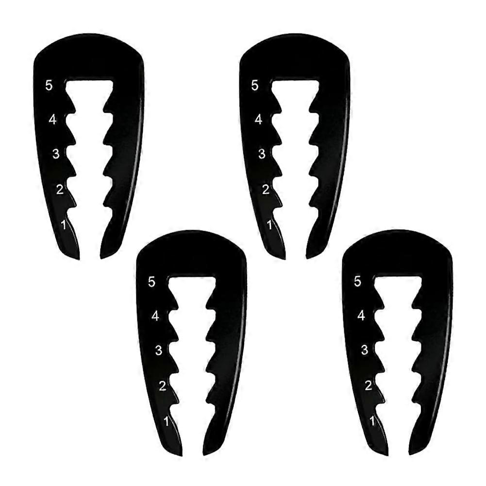 4 Pack Adjustable Golf Tee Height Tool, Golf Training Aid, Tee Height Setter Adjustable Tees for Mats Tee Height Setter