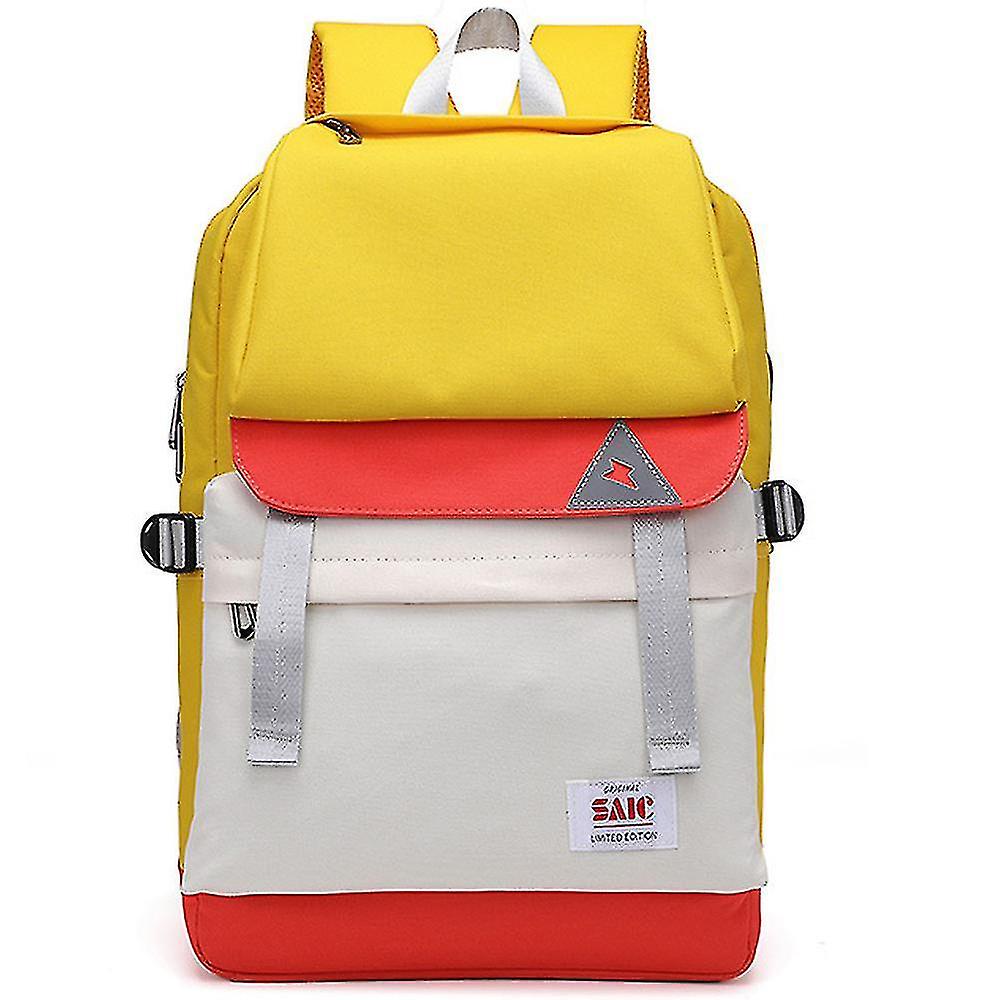 バックパックレディース防水バックパックキャンバスカレッジバックパックColor-2