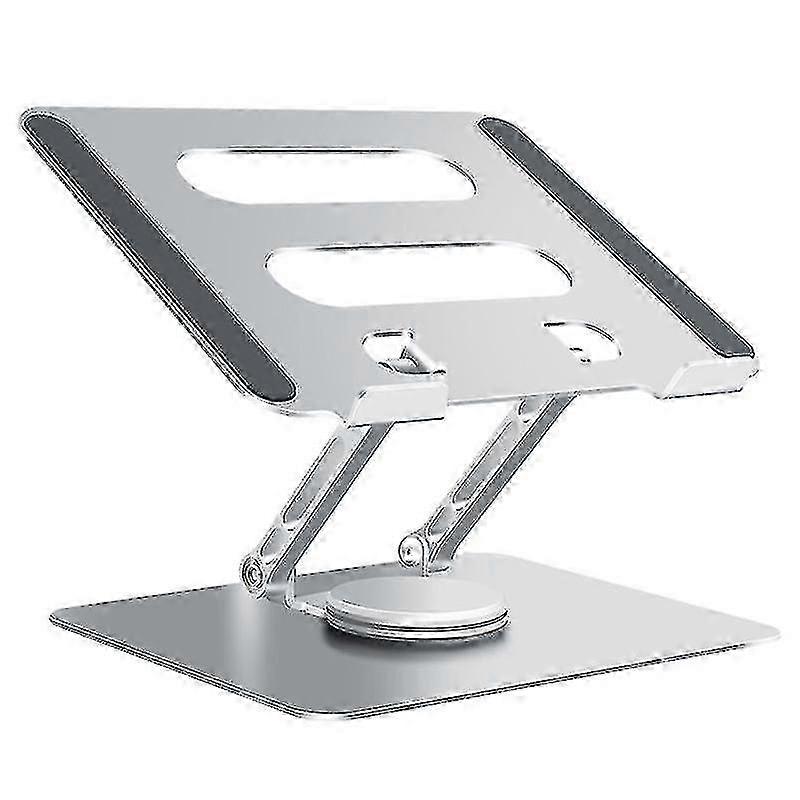 D086 Desktop Laptop Lifting Bracket 360 Degree Rotating Aluminum Alloy Folding Notebook Stand