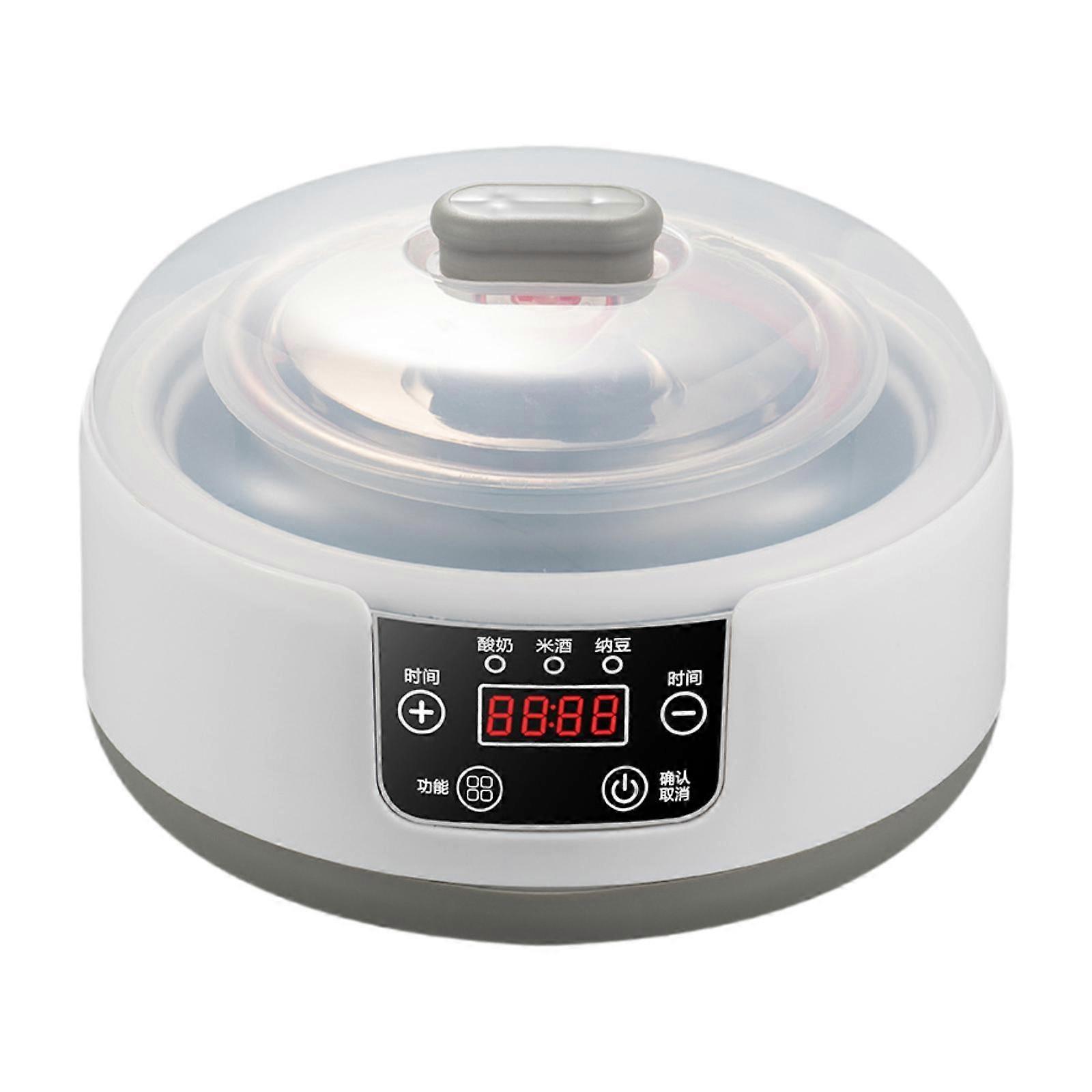 Cuticate Automatic Yogurt Maker Constant Temperature Control Multifunctional DIY 1.2L