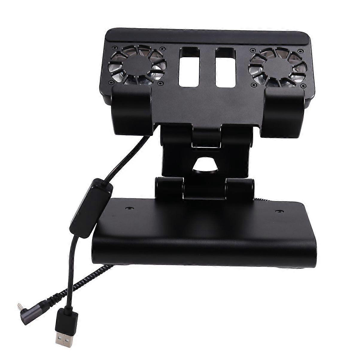 6 In1 Fans Docking Station for Switch 2 100W Adjustable Stand -Compatible 4K Multi Port Dock for Ally/