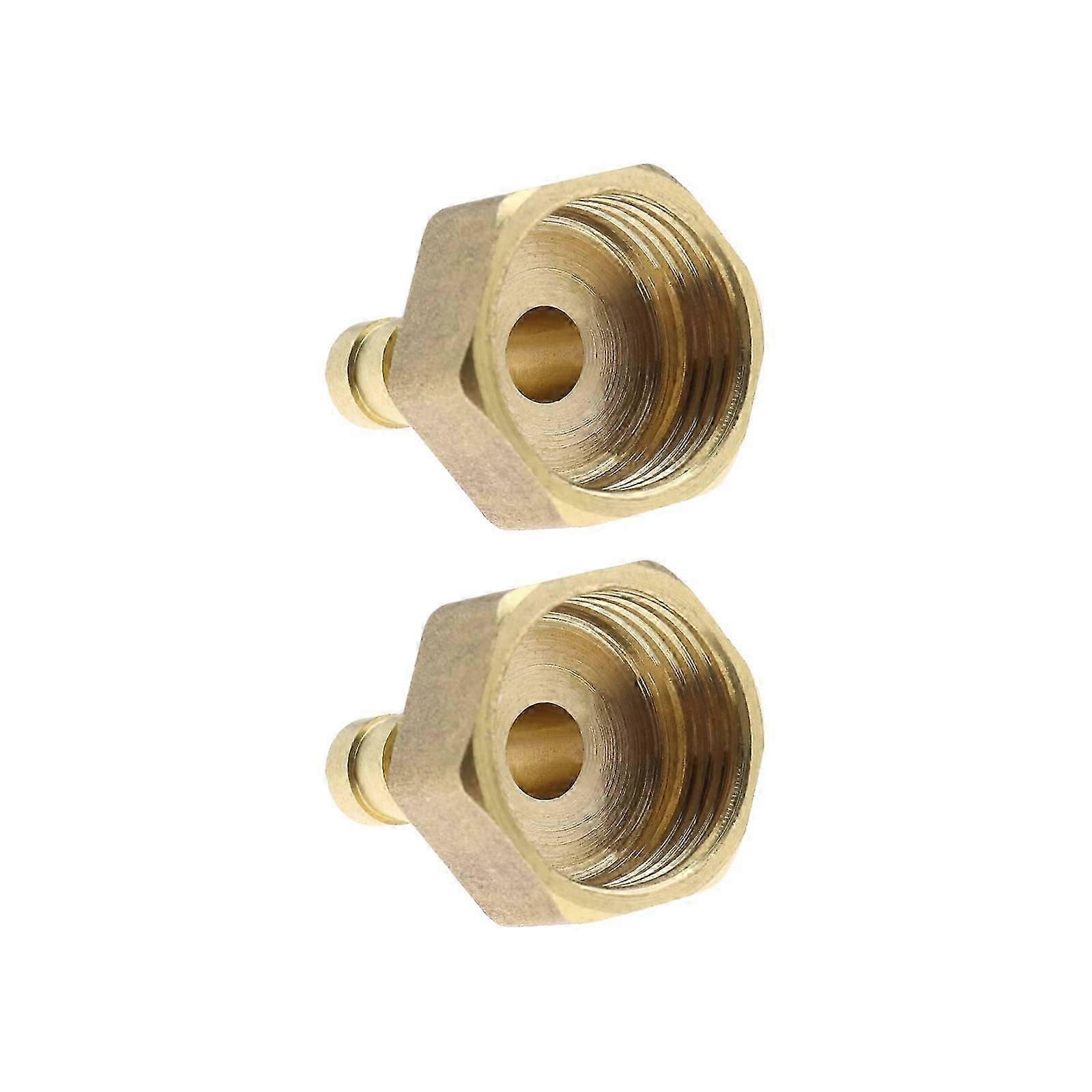 2pcs 8mm 1/2 polegadas fêmea rosca latão Barb Conexões conectores Mangueira Barbed Joint Adapter Coupler para
