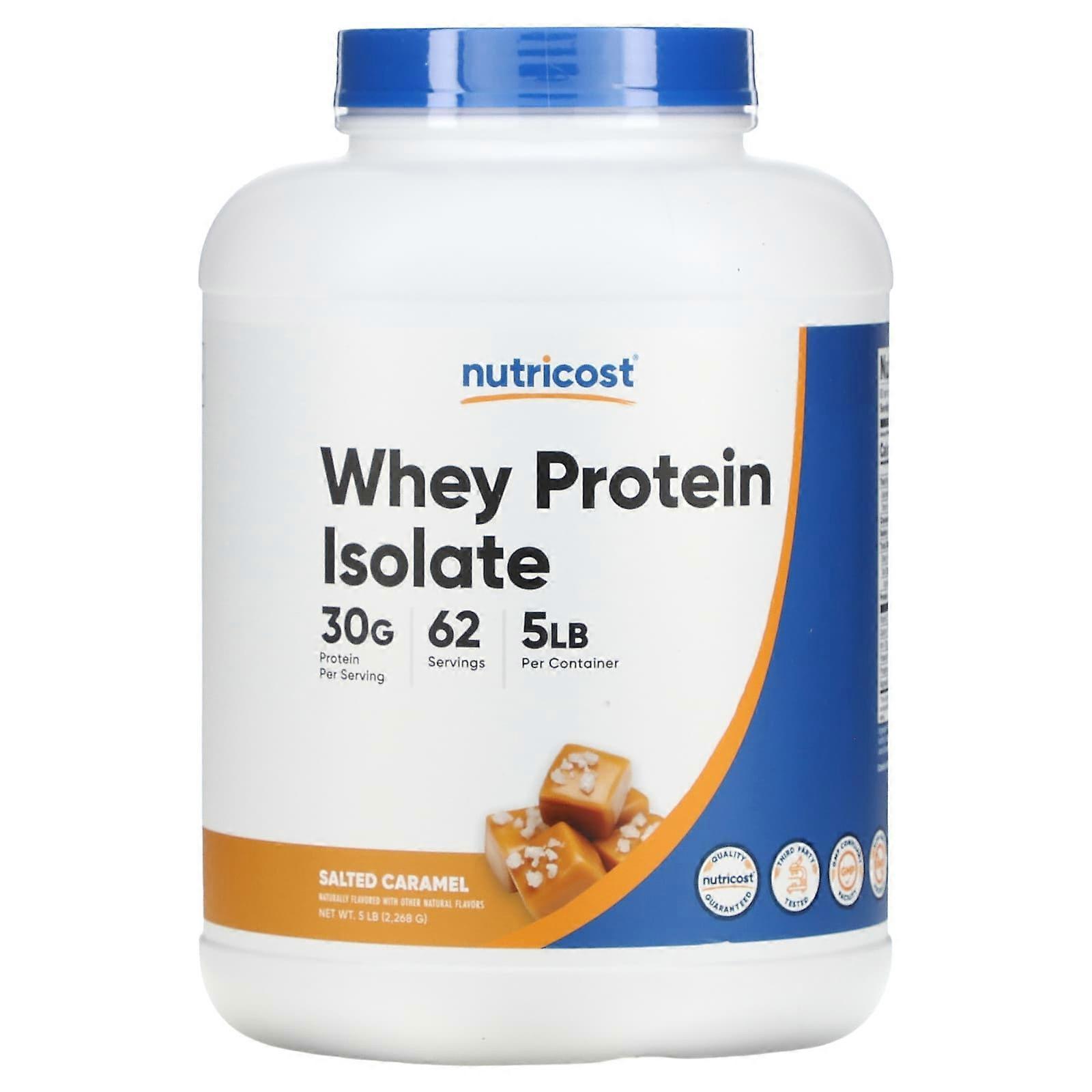 Whey Protein Isolate, Salted Caramel, 5 lb (2,268 g)