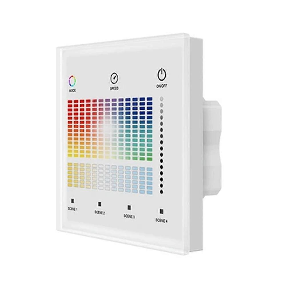 DALI Wall Mounted Smart Panel Remote RCB&CCT Dimmer Panel LED Smart Dimming Control for Smart Home White