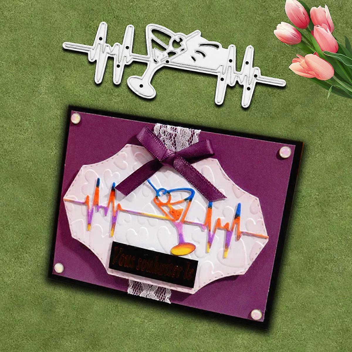 1PC Cocktails Metal Cutting Dies Die-cut Crafts Stencil Tool for DlY Handmade Scrapbook Cards