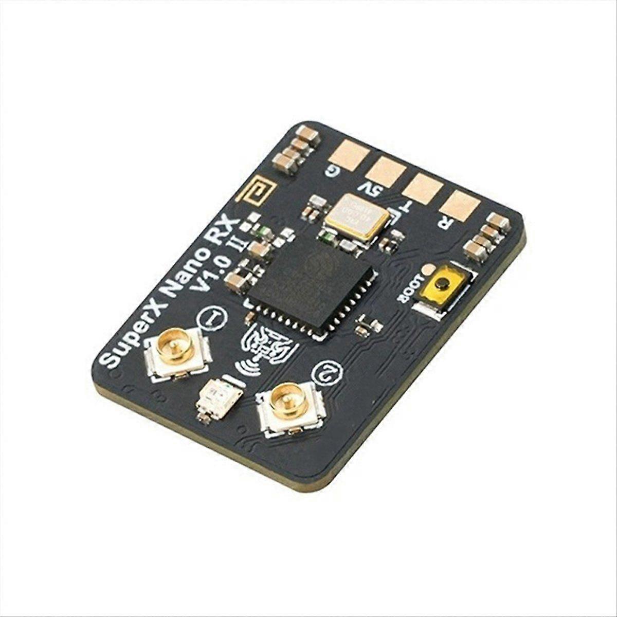 For SuperX ELRS Nano Receiver 2.4G+868M Dual-Band Dual-Receiver for RC FPV Long Range Racing Drone