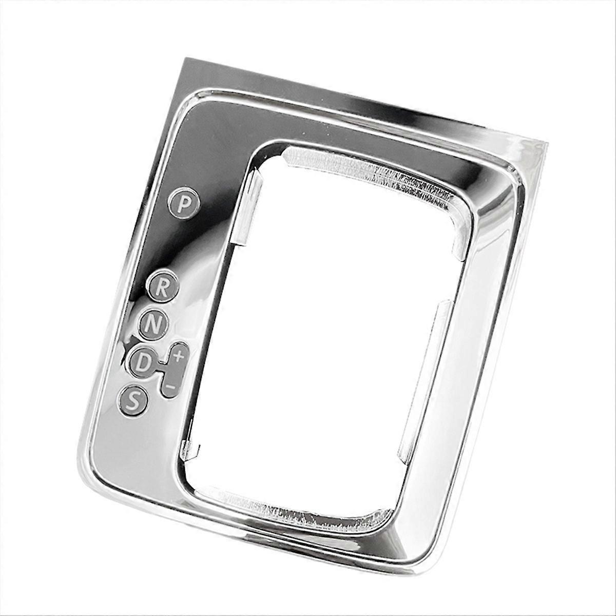 Car Gear Shift Base Gear Shift Knob Frame Accessories Bright Silver