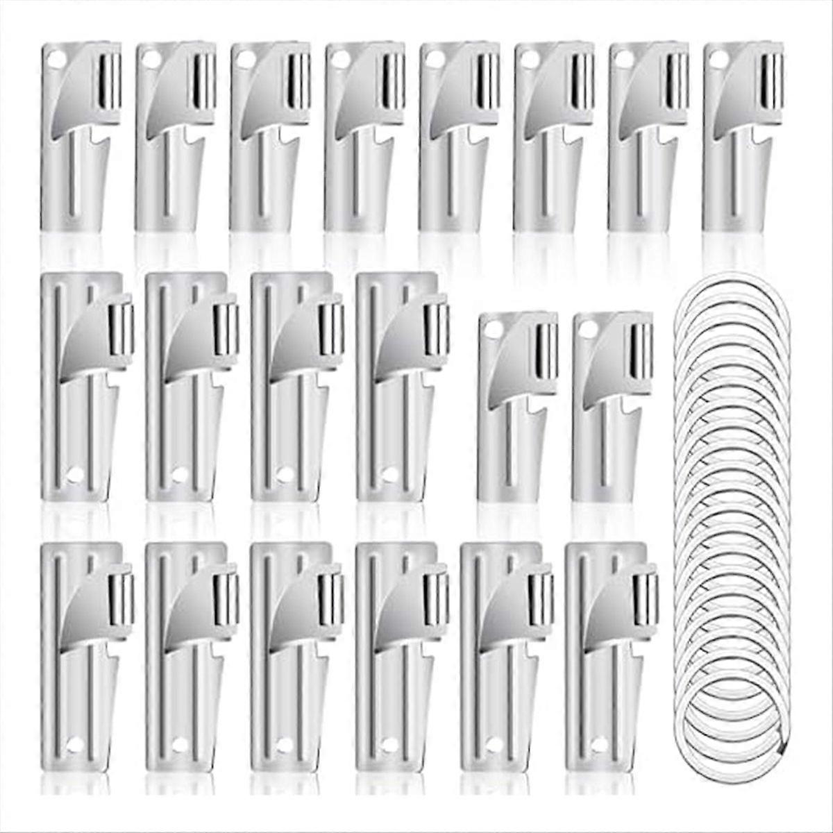 P38 and P51 Can Openers with Key Rings, Manual Camping Can Opener