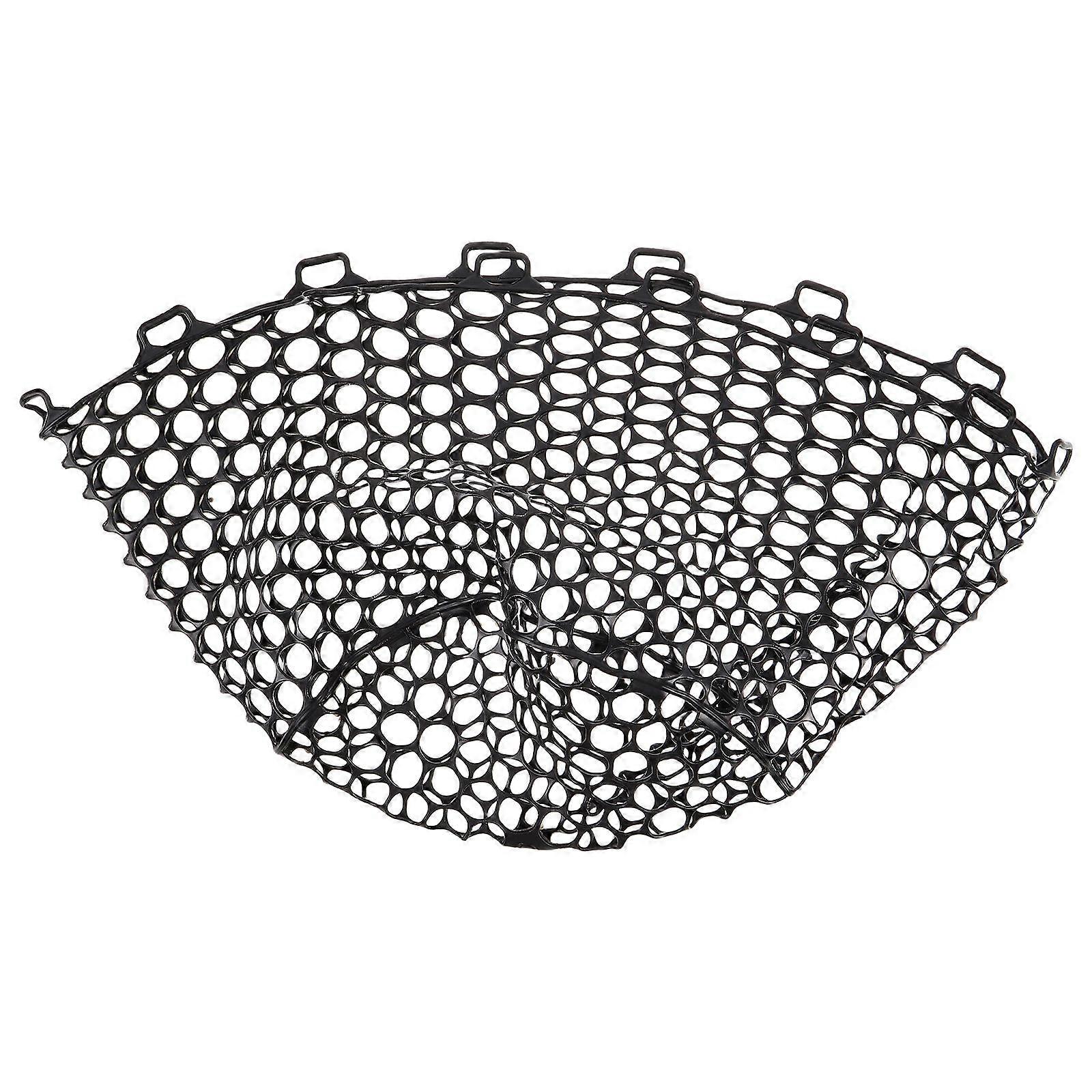 Foldable Silicone Fishing Net Replacement Mesh Bags Fishing Net Bag Parts For Catching Big Fish Netting Catching Release Accessories