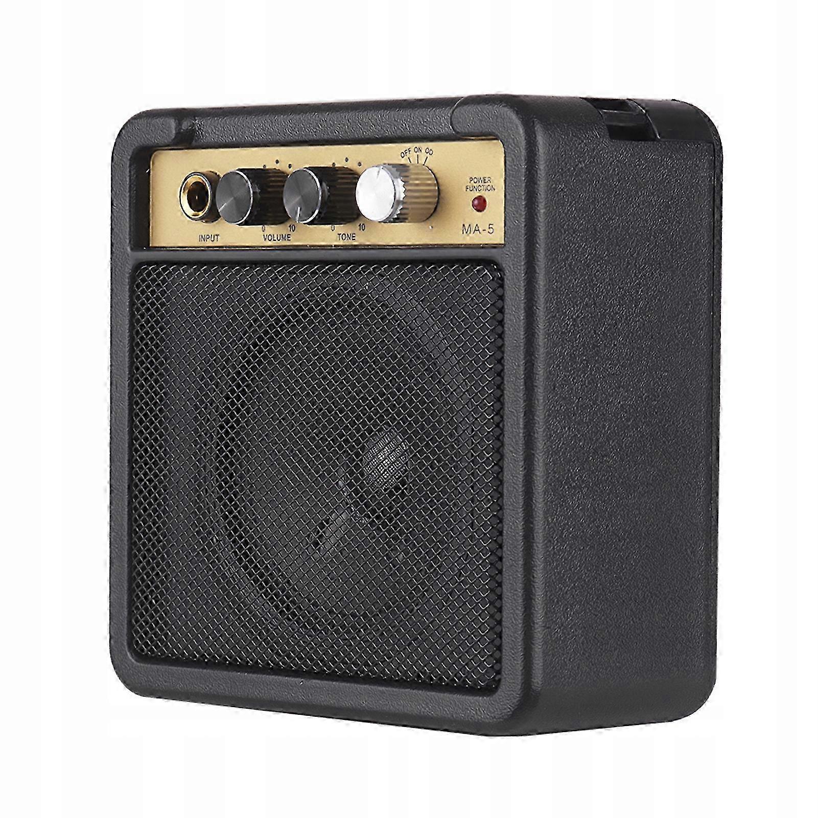 Mini Guitar Amplifier Amp Speaker 5w With 6.35mm