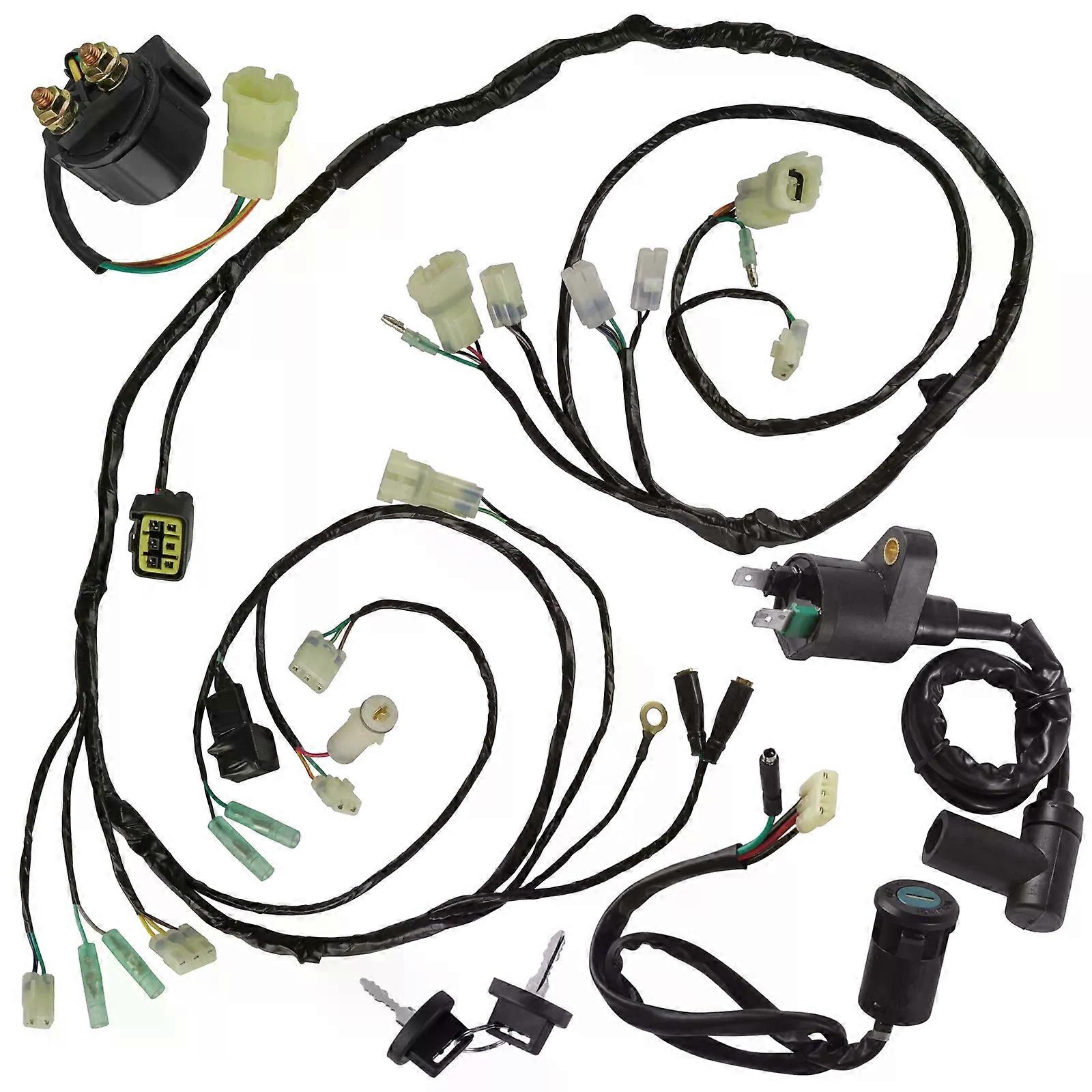 Wirie Harness Relay Ignition Coil Switch Kit For Honda Recon 250 TRX250TM 05-06 NO.67915