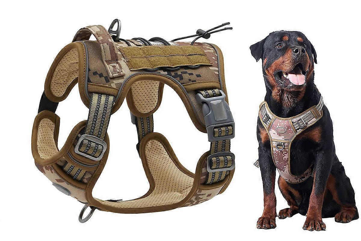 Reflective Dog Harness No Pull Quick Fit Comfortable Adjustable