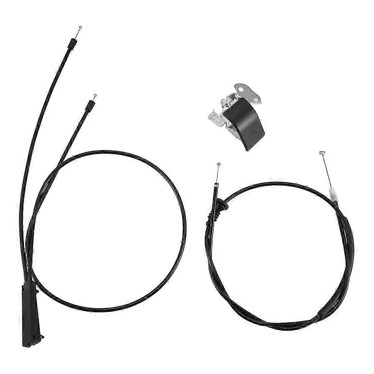 Mini Cooper R55 R56 R57 Hood Release Cable and Handle Replacement Set